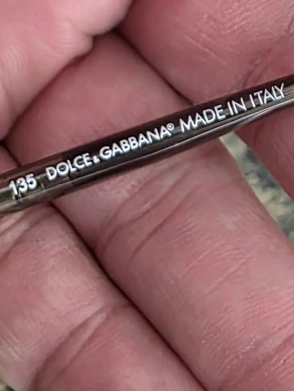Dolce & Gabbana DG 620 E12 135 DG Eyeglasses Frames Only Unisex Made in Italy Ma